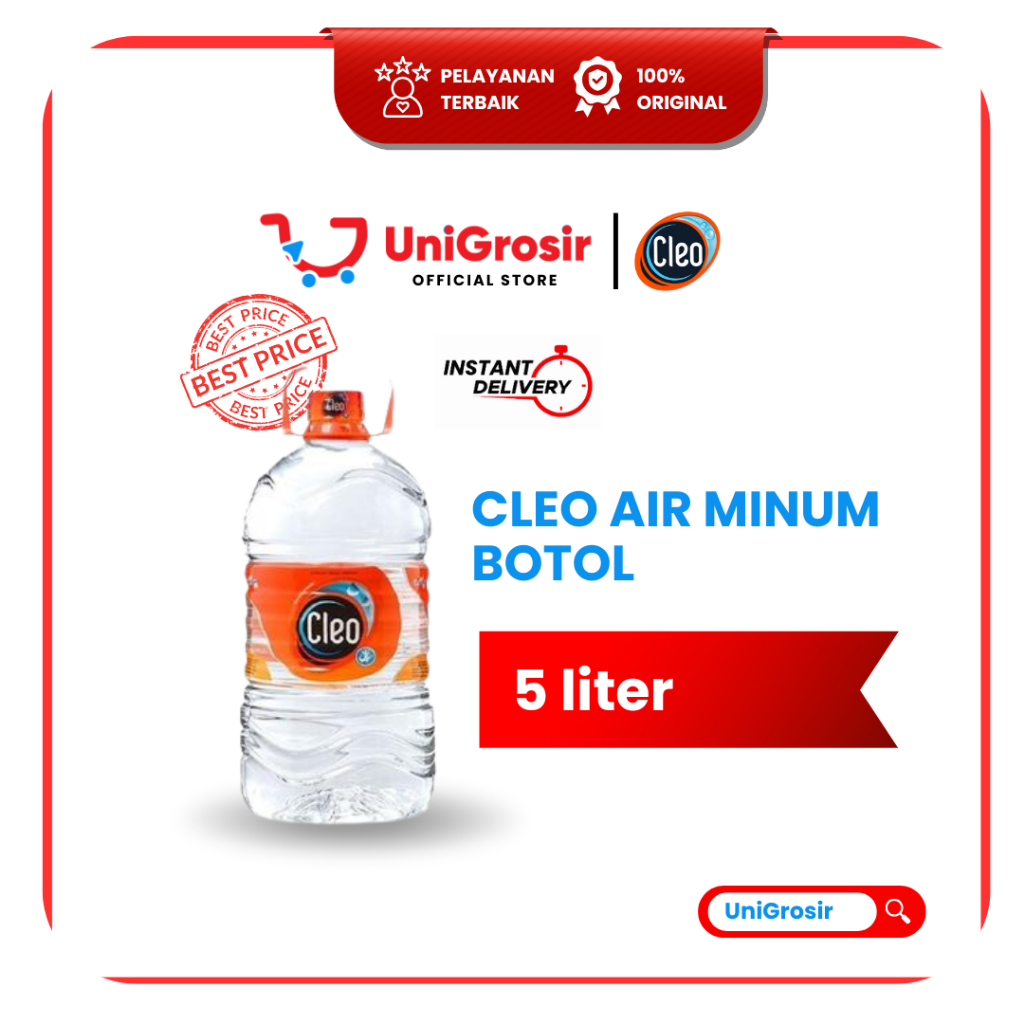 [UniGrosir] CLEO AIR MINUM GALON KECIL ~ 5 Liter