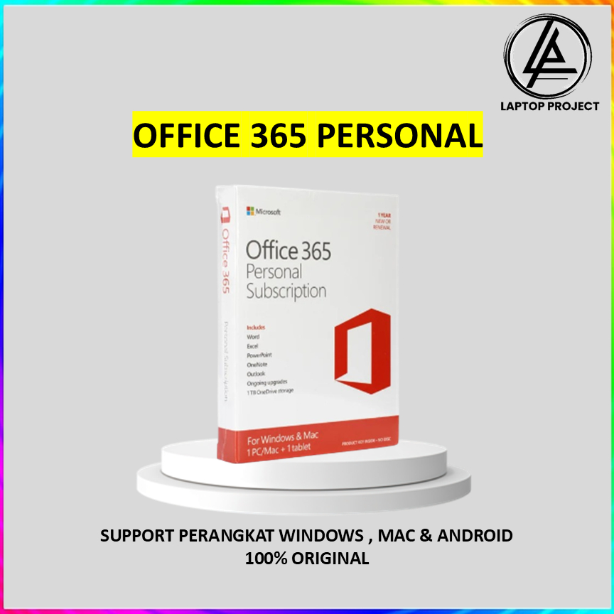 MICROSOFT OFFICE 365 PERSONAL ORIGINAL PRODUK KEY