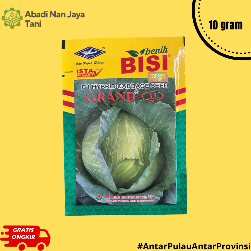 Benih Kubis Grand 33 15gram