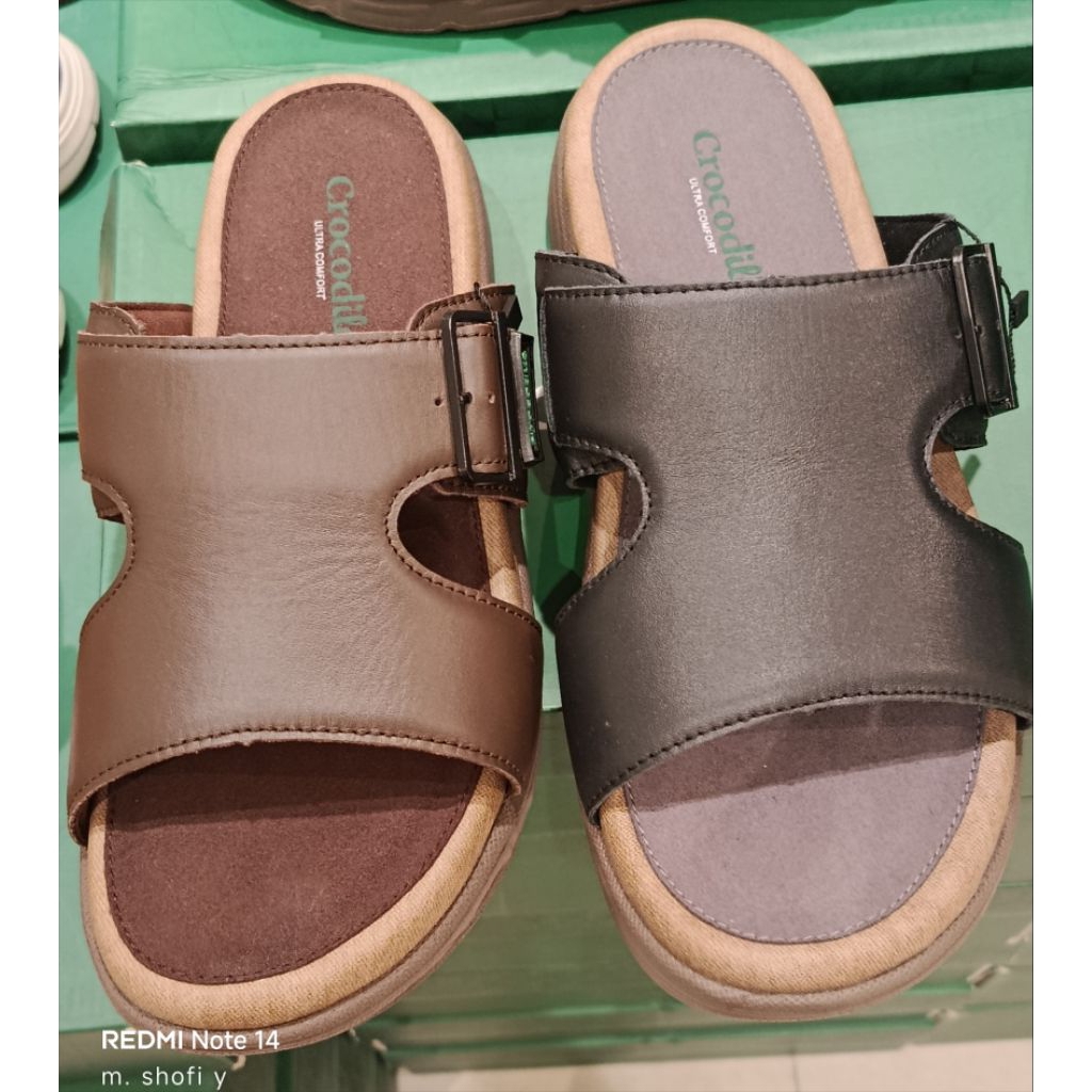 CROCODILE sandal kulit pria