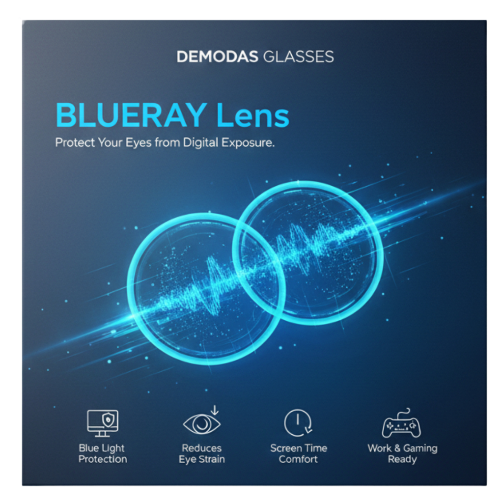 DEMODAS Lensa Blueray 1.56 Custom Normal Minus Silinder Plus Demodas Glasses