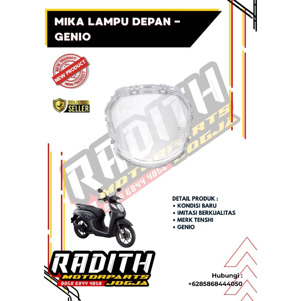 Mika Lampu Depan - Honda Genio