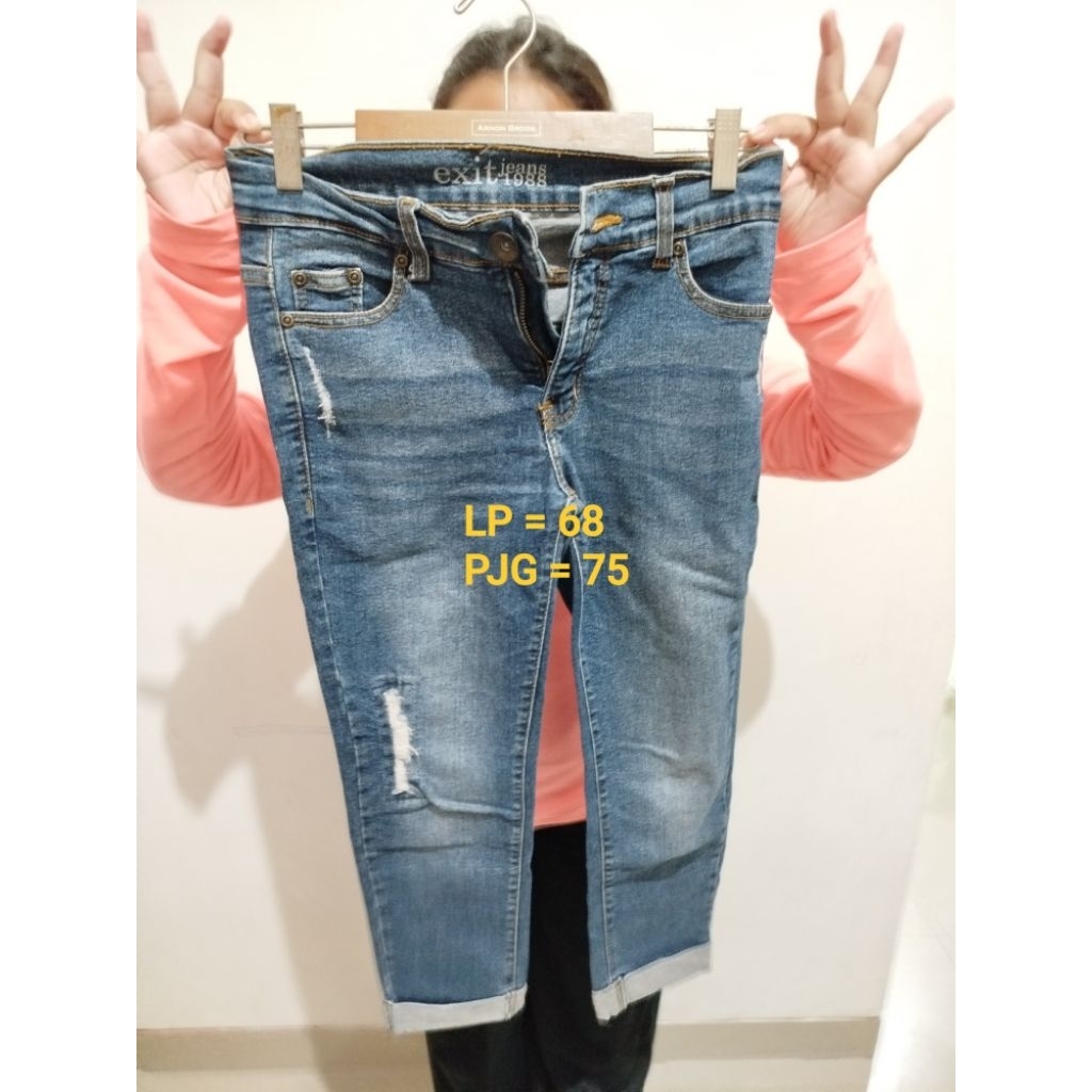 CELANA ANAK WANITA MEREK EXIT JEANS BRAND MATAHARI BARU BELI GAK DIPKE UTK ANAK SD KELAS 3-5 SD, REM