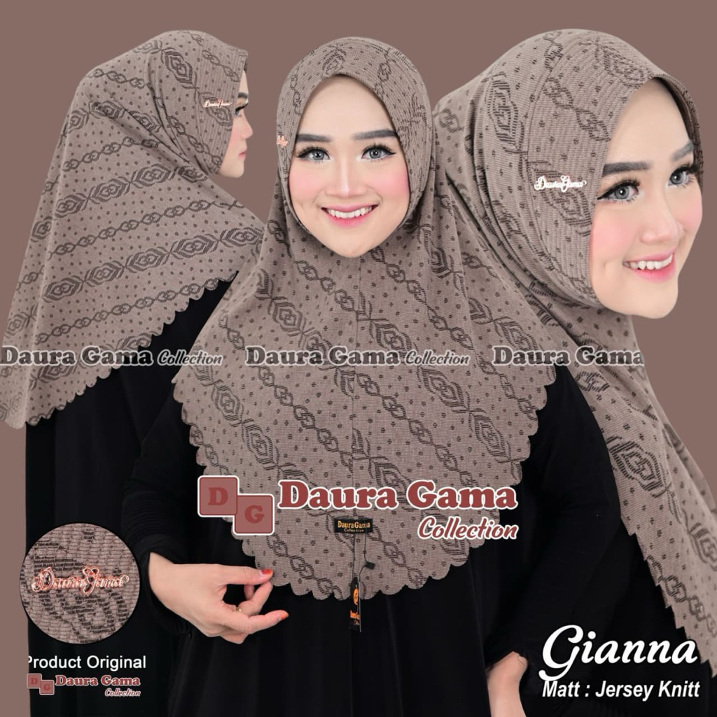 DAURAGAMA HIJAB INSTAN GIANA PED SABIT ORI DAURAGAMA