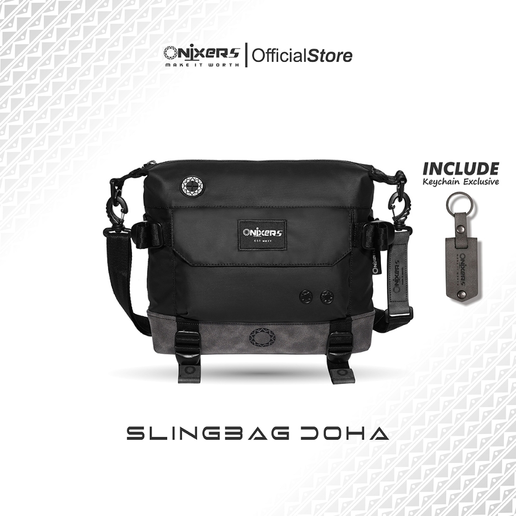 Onixers DOHA Slingbag Tas Selempang Pria Waterproof