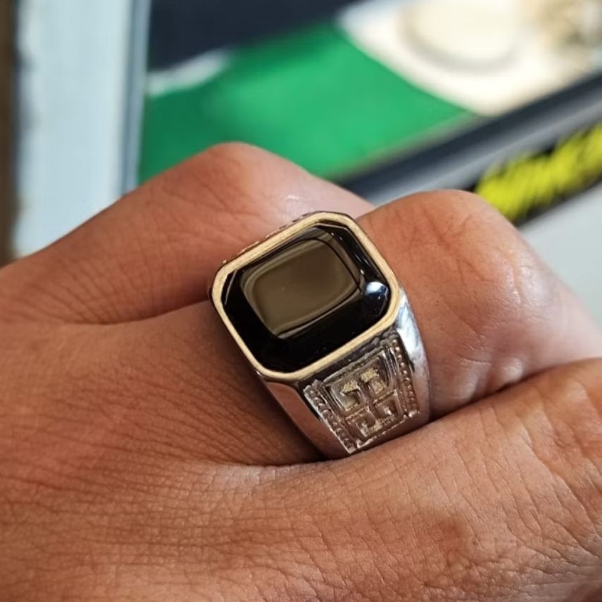 batu cincin akik yaman wulung cibeet