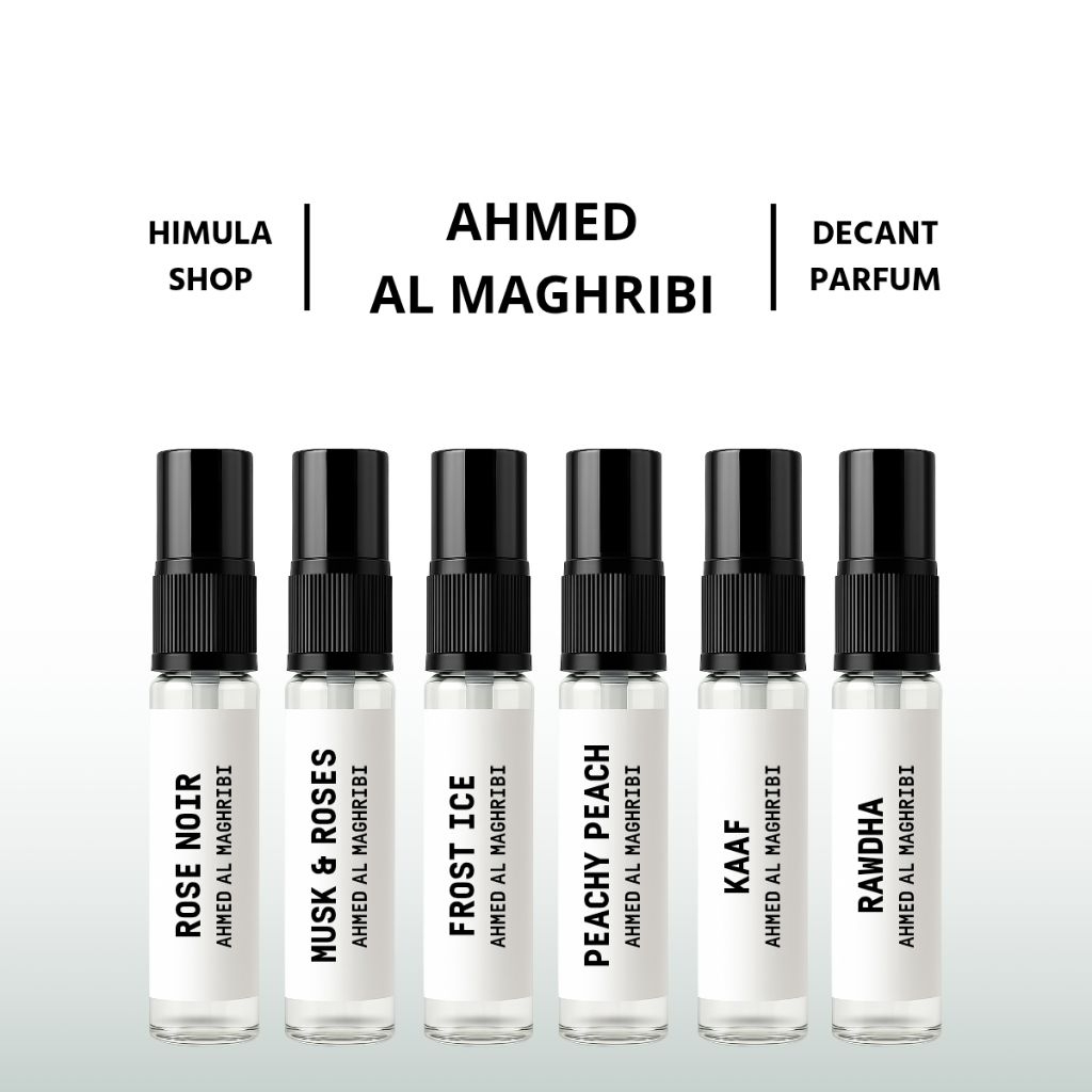 Decant Parfum Ahmed Al Maghribi - Rose Noir, Frost Ice