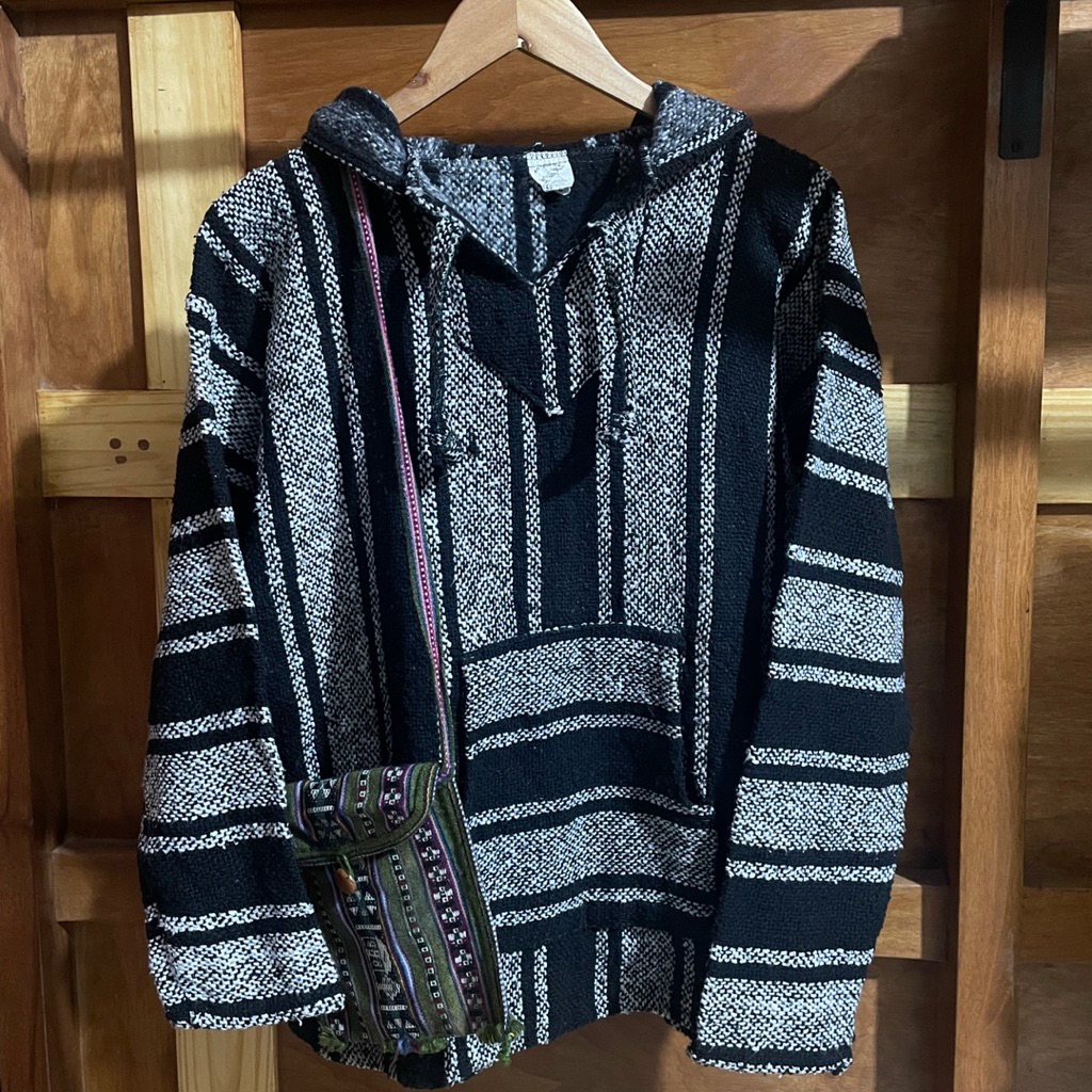 mexican baja pullover hoodie
