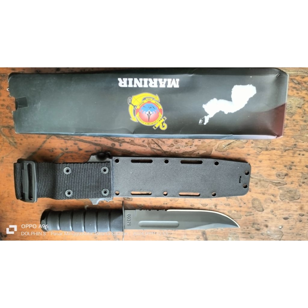 pisau KA BAR SURVIVAL jatah marinir