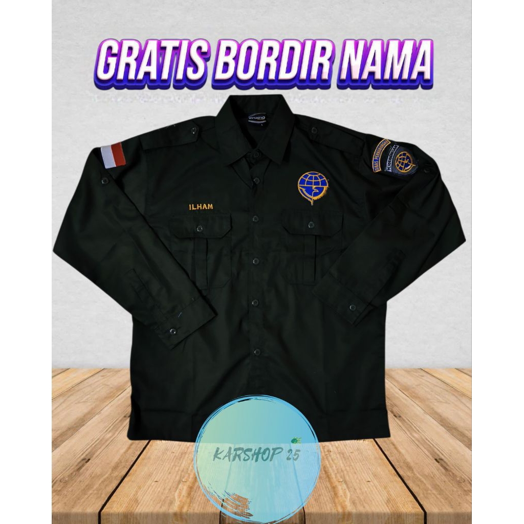 KEMEJA DISHUB LENGAN PANJANG TERBARU SERAGAM DISHUB KEMEJA KERJA DISHUB