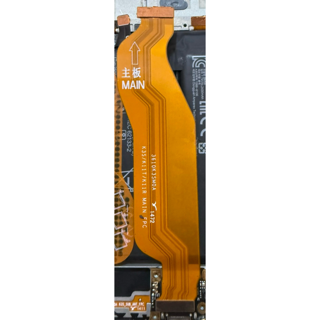 fleksibel Connect papan cas/lcd Xiaomi 11T pro 5G/Mi 11T pro original copotan