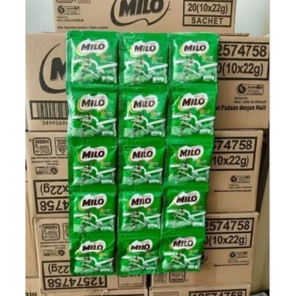 Milo 22gram dan ABC susu sachet 1 dus