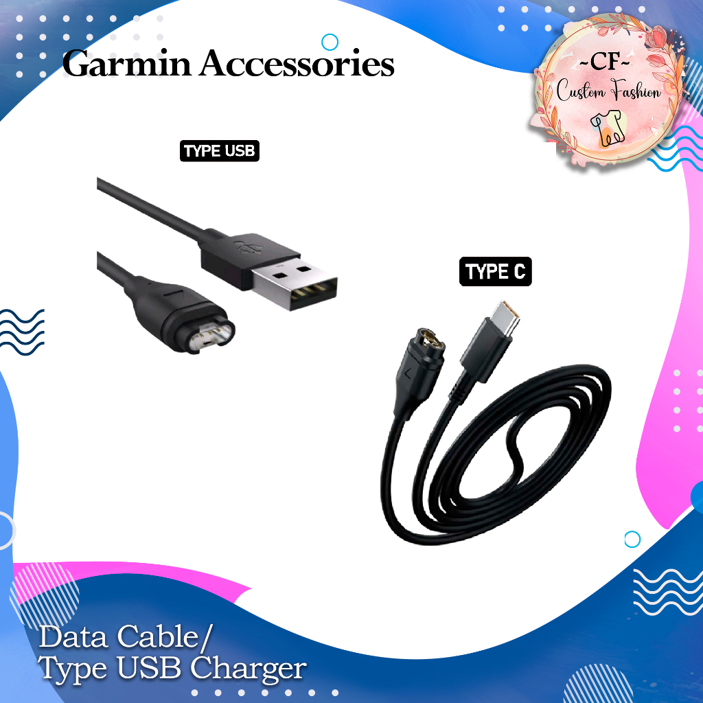 Kabel Data Kabel Charger USB Type C Garmin D2 Air X10 X15 D2 Delta D2 Mach 1 2 D2 Charlie