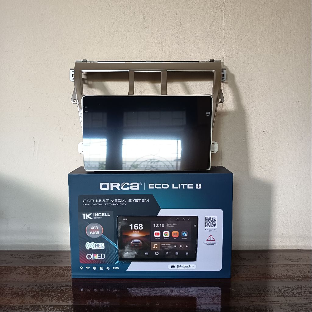 Paket Android Orca Lite plus NFC+frame Vios 2007 - 2012 9 inch
