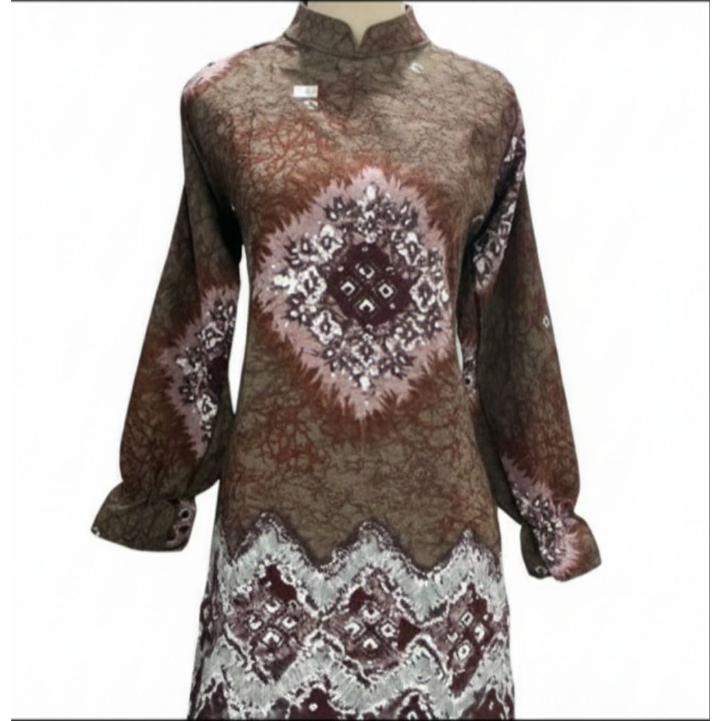 tunik jumputan doby pola