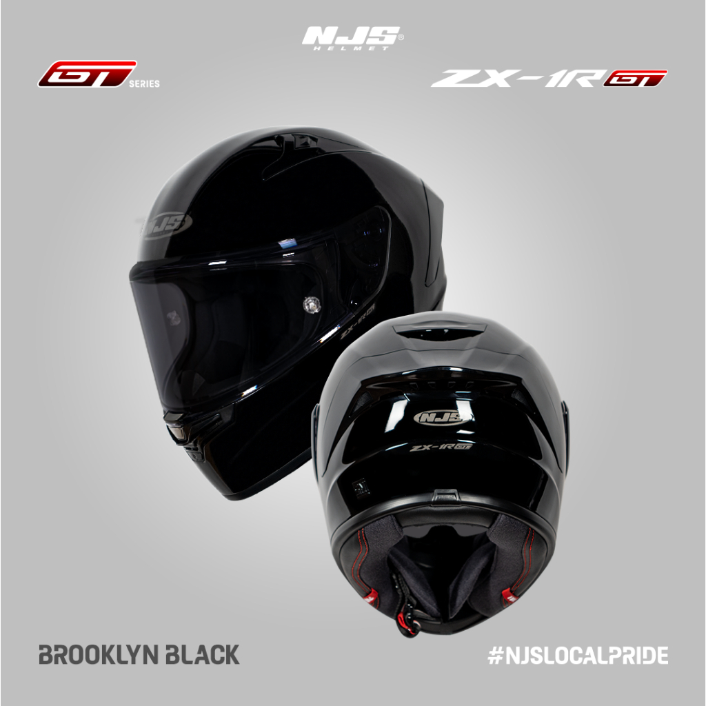 [ORIGINAL] NJS KAIROZ FULL FACE ZX-1R GT SOLID