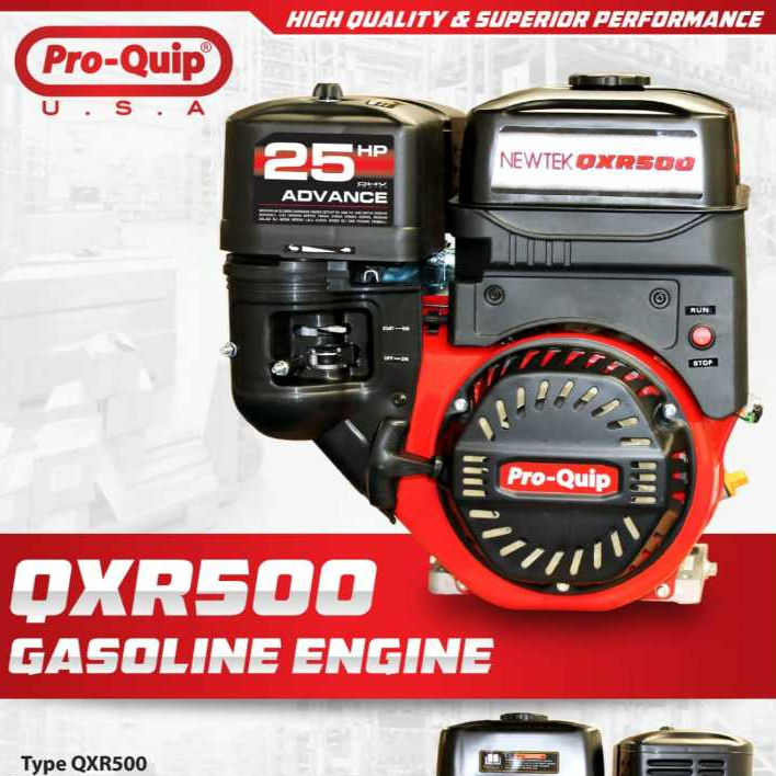 Mesin penggerak Gasoline engine Bensin 25HP Proquip QXR500 QXR 500