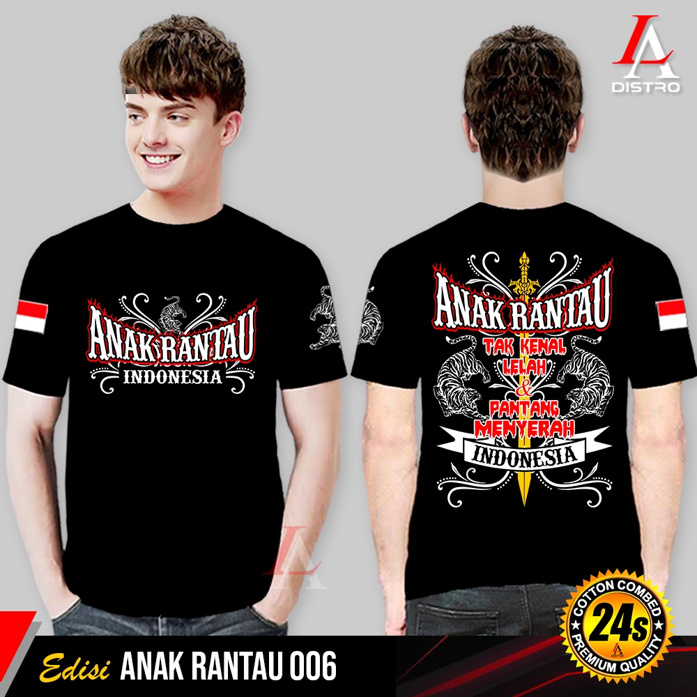 KAOS ANAK RANTAU 006 | BAJU PERANTAU | COTTON COMBED 24s TEBAL ADEM | UNISEX