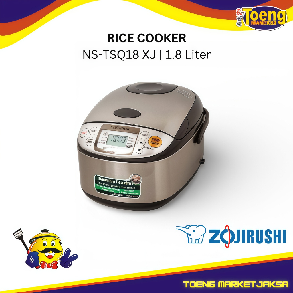Rice Cooker 1.8 Liter Zojirushi - RICE COOKER NS-TSQ18 XJ ZOJIRUSHI