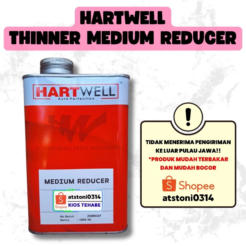 Hartwell Thinner PU Medium Reducer 1L