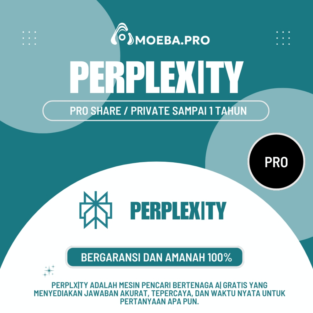 Perplexity Pro | Full Private Garansi 100% | 1 Tahun | Original