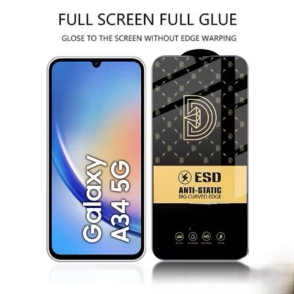 tempered glass clear anti static diamond samsung A36 A35 A34 A33 A31 A30S A30 A40S A50S A70S A56 A55