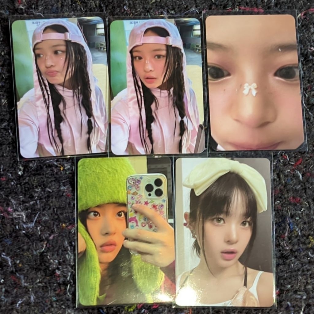 PHOTOCARD HANNI OFFICIAL, PHOTOCARD HANNI ZOOM OFFICIAL, PHOTOCARD HANNI IPHONE OFFICIAL, PHOTOCARD 
