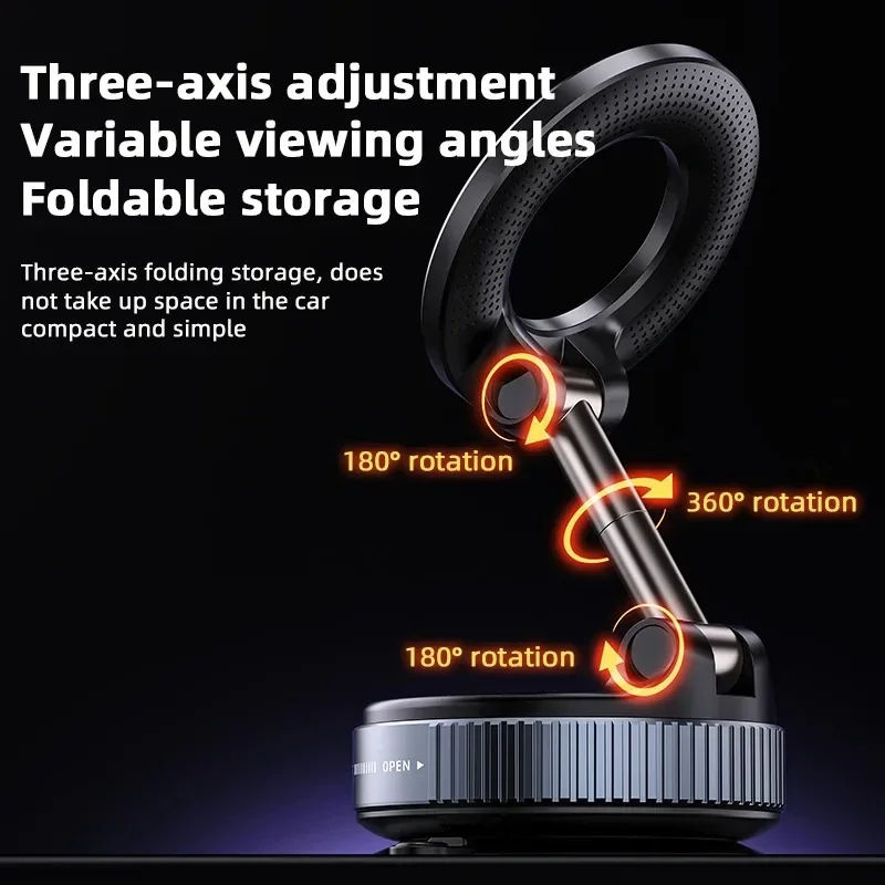 Holder Mobil Suction Vacuum Magnetik Kuat 360 Adjust Dudukan Mobil Va5