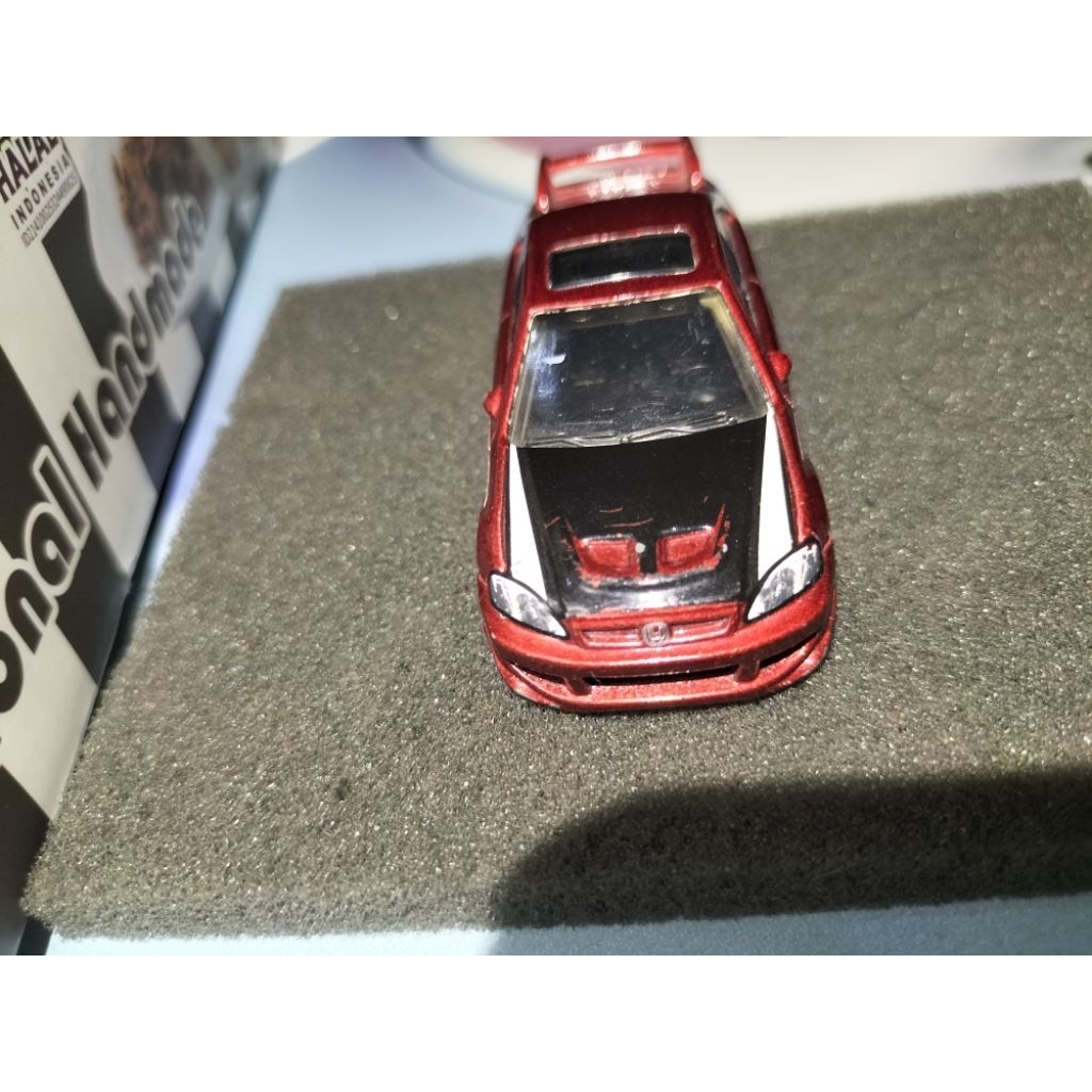 Hotwheels Honda Civic Si Red - LOOSE (Banyak Dent)