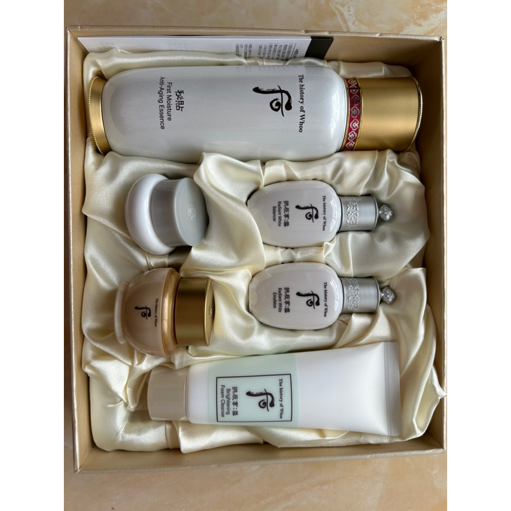 history of whoo first care anti aging set