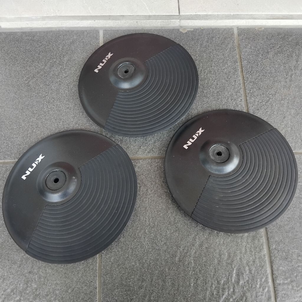 CYMBAL DRUM ELEKTRIK HIHAT CRASH RIDE NUX DM210