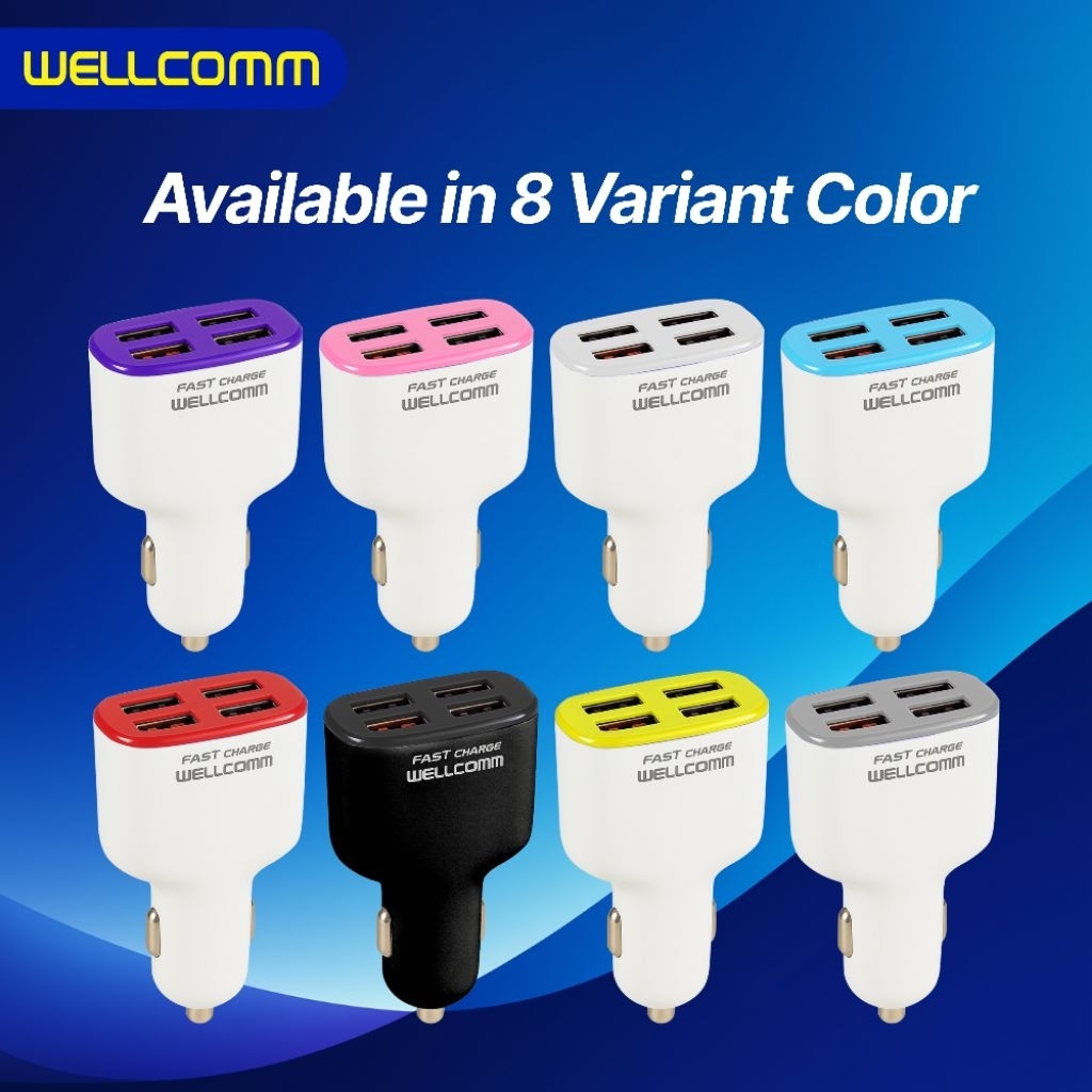 Charger Mobil 4USB Fast Charger 3.0