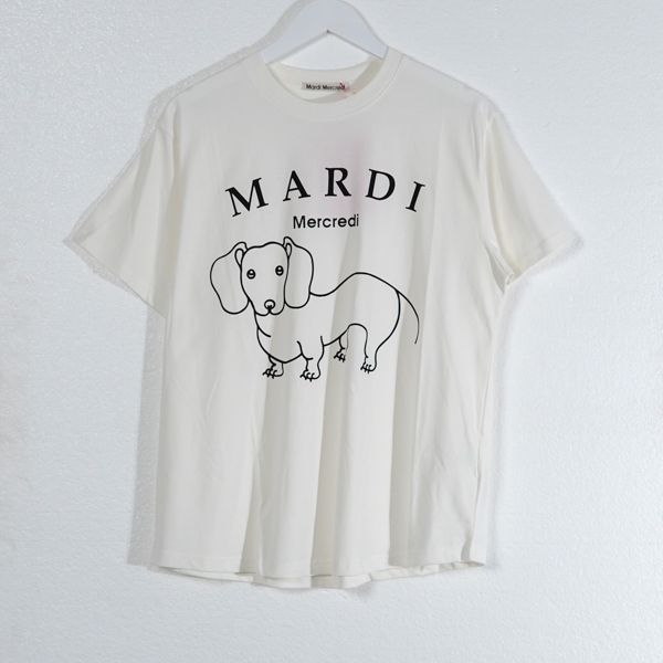 Kaos MAR DOG DJANJI SIDE BLACK WHITE TSHIRT REGULAR 100% ORIGINAL