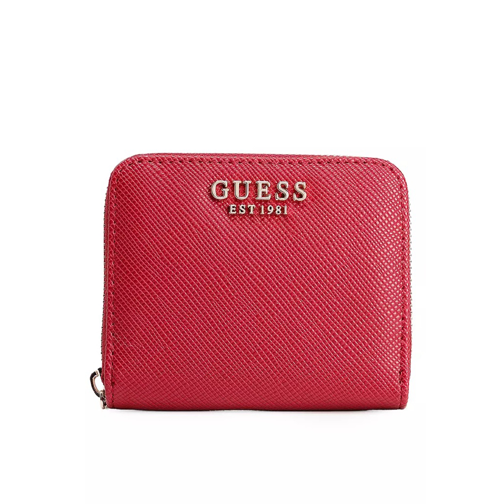 GUESS LAUREL SMALL RED WALLET NEW