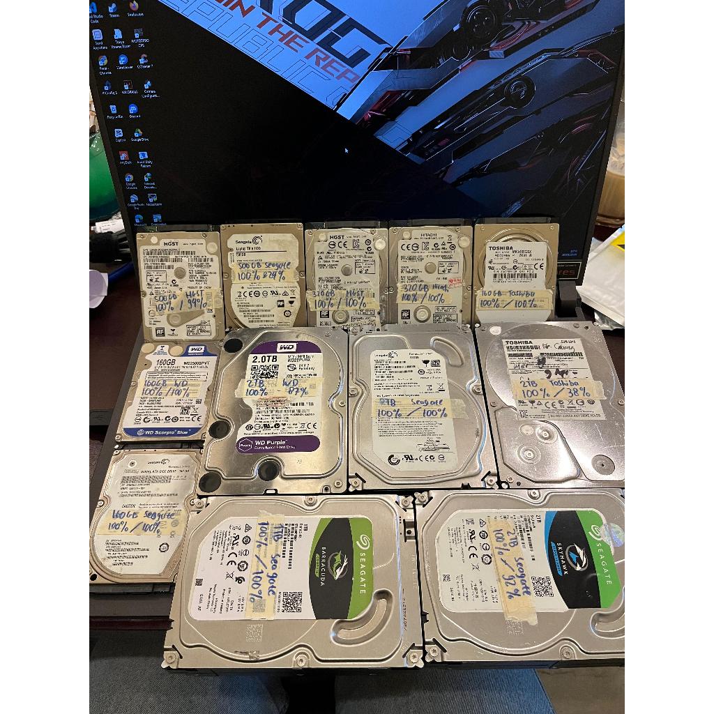 HDD 2.5 3.5 INTERNAL HARDDISK 160GB 250GB 320GB 500GB 1TB 2TB EKSTERNAL BAGUS