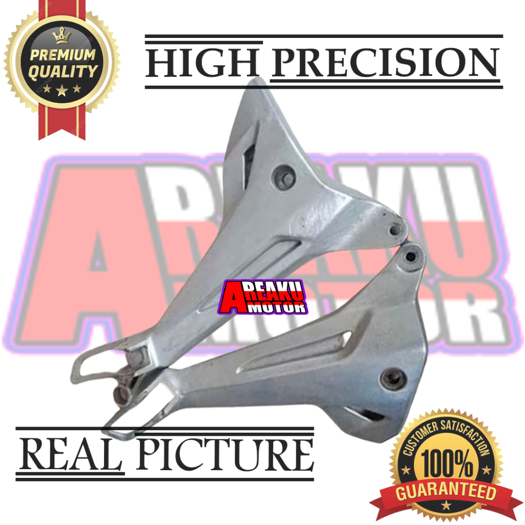 postep dudukan footstep supra x 125 lama standart silfer kanan kiri