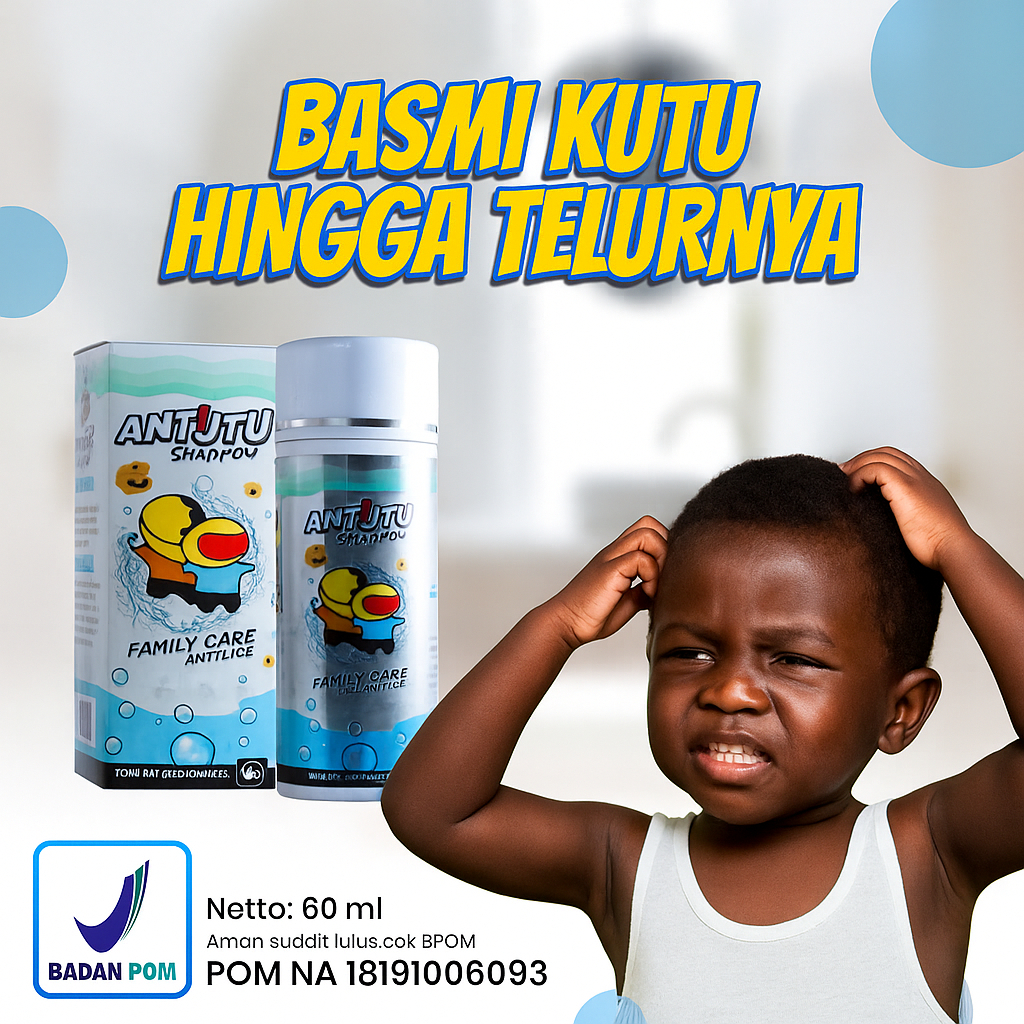 shampo penghilang kutu dan anti ketombe shampo kutu isi 60ml shampo anti kutu rambut untuk anak ampu