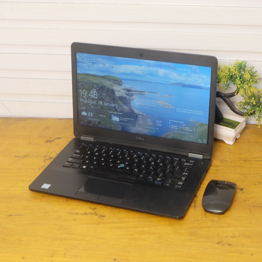 Laptop DELL LATTITUDE E7470 CORE i7 gen 6 RAM 8 SSD Laptop Murah - Laptop bekas - Laptop Second - la