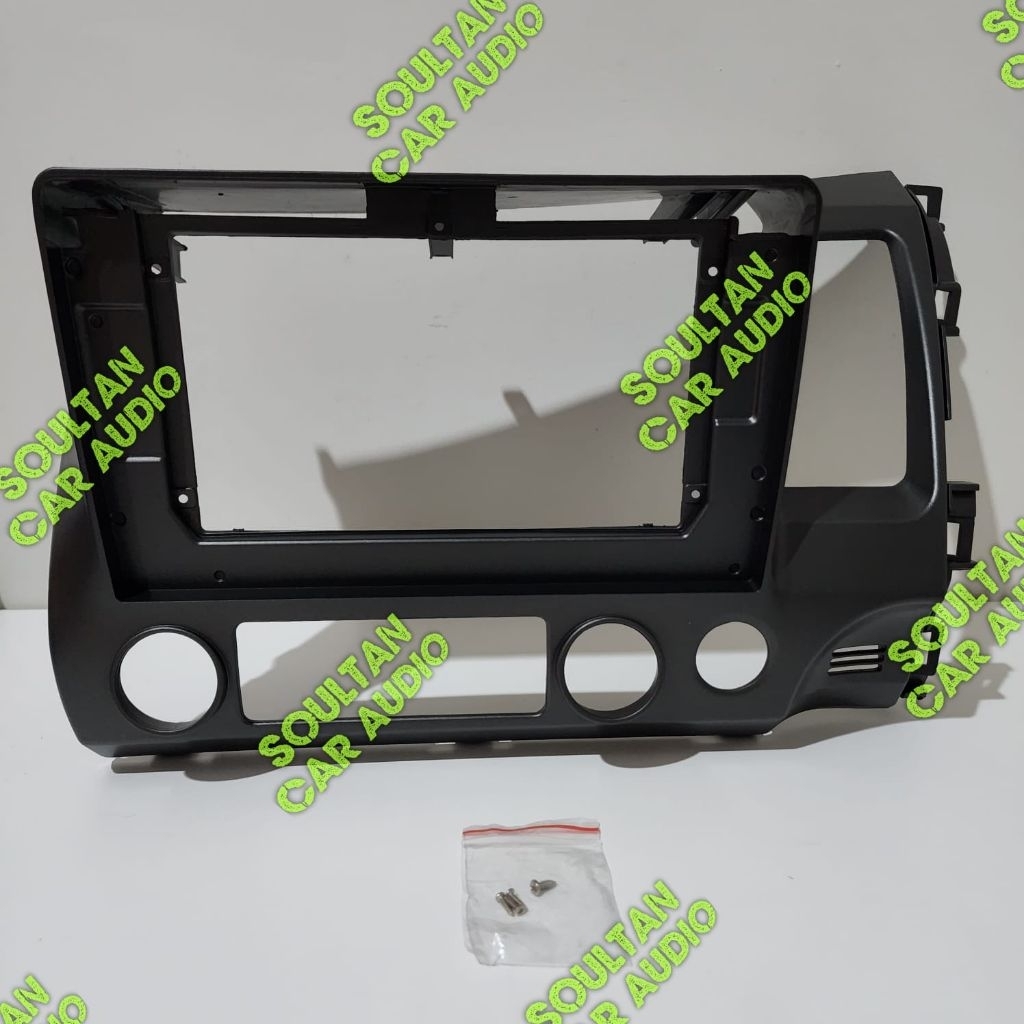 Frame head unit tv mobil android 10 inch mobil Civic 2008-2012