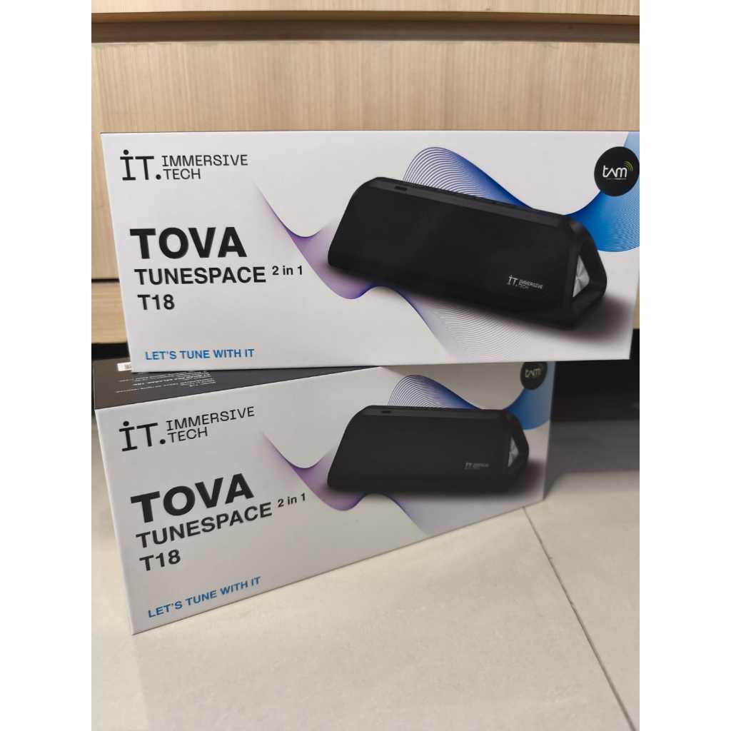 Speaker IT Immersive Tech Tova Tunespace T18 2in1 Bluetooth 5.4 4000mAh Radio FM