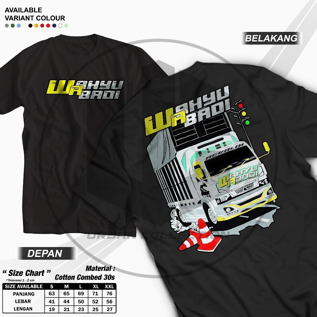 Kaos Distro WAHYU ABADI Gank racing Desain terbaru -Kaos dewasa - Kaos pria