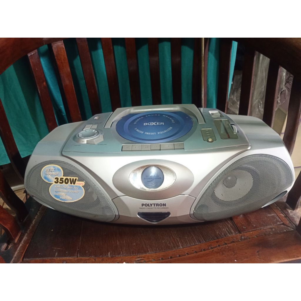 compo polytron BX-500l radio tape normal segel mesin