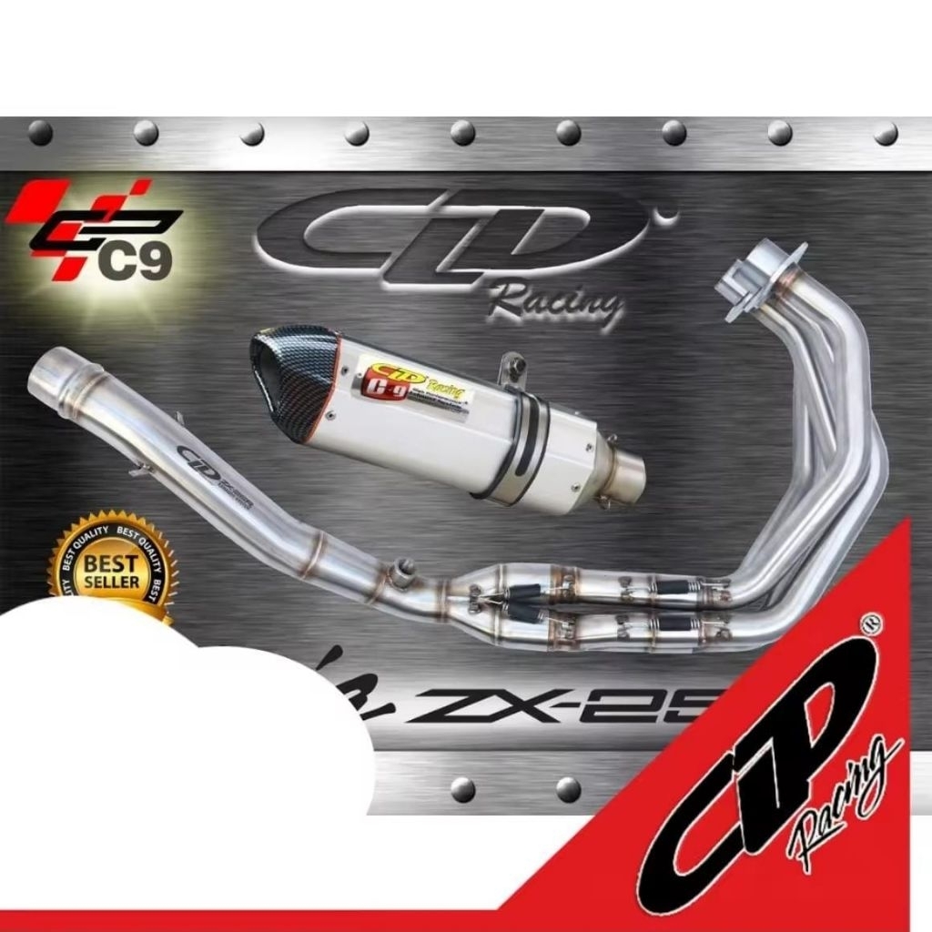 Knalpot CLD C9 Ninja ZX 250 RR 4 Silinder Cylinder CLD RACING