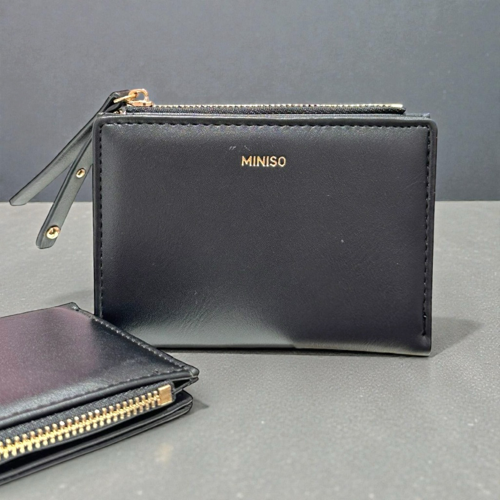 MINISO Dompet wanita dua lipat Bifold zipper women wallet