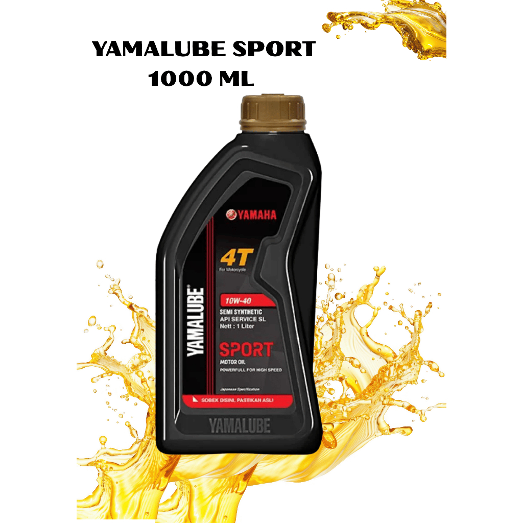 Oli Yamalube Sport 1 - SL 10W-40 JASO MA. Untuk Mesin Motor Bebek & 4-Tak