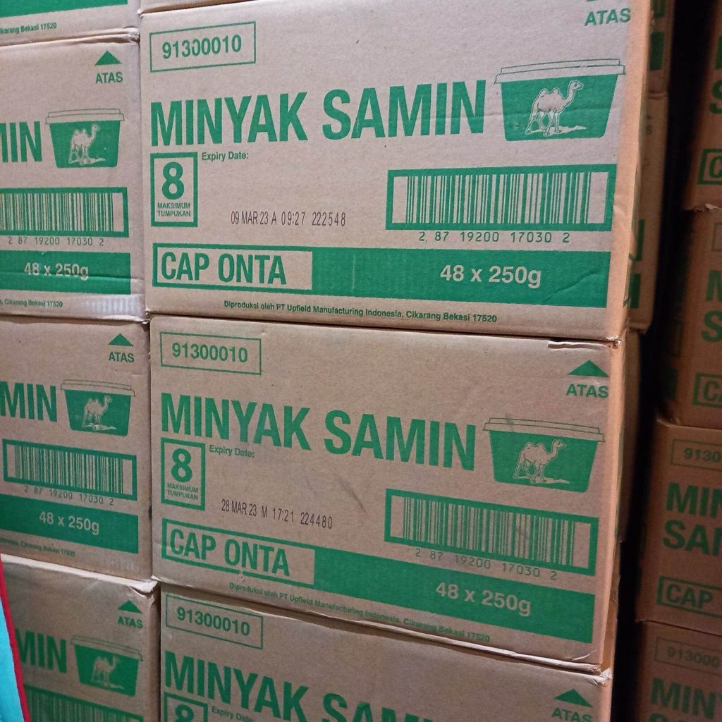 minyak samin sachet dus