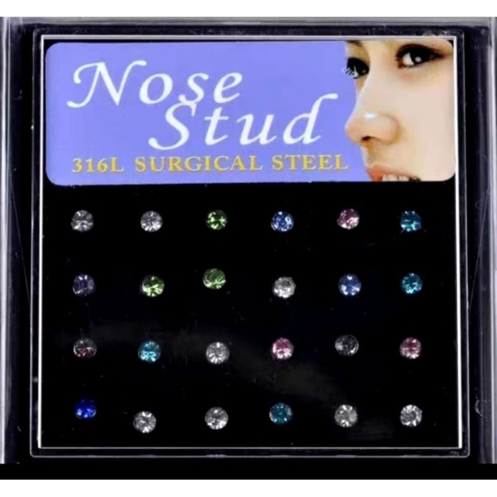 anting tindik hidung terbaru titanium