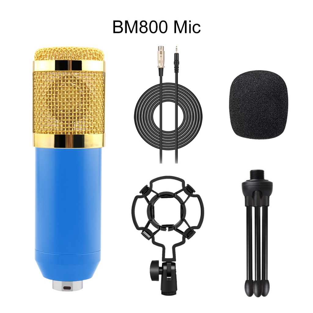 Gonew s23Soundcard Bluetooth USB Dynamic Microphone External Karaoke 3-LIVE-Port Sound Card Audio Mi