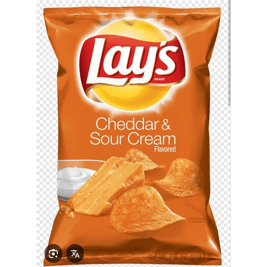 snack Ciki lay's Rasa Cheedar &Sour Cream