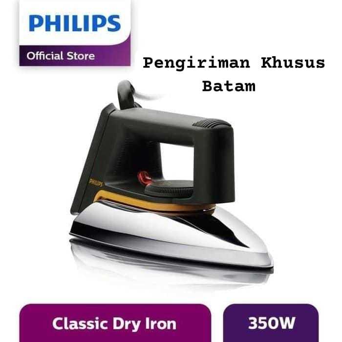 PHILIPS Dry Iron Classic HD1172 - Setrika HD 1172 Garansi Resmi BATAM